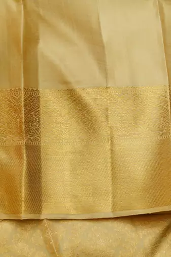 Golden brocade saree