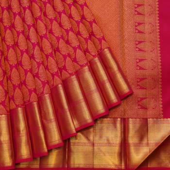 Bridal pink wedding saree 2