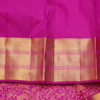 Pink vanasingaram silk saree 4