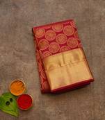 Red silk saree for wedding