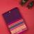 Purple thread work kanchi cotton saree