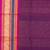 Purple thread work kanchi cotton saree