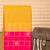 Turmeric yellow rani pink traditional semi silk saree
