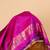 Orange and purple kanjivaram saree