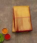 Red tissue silk saree