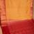 Yellow orange and pink designer soft silk saree
