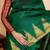 Green temple border kanjipuram silk saree