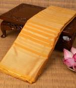 Mango yellow and reddish pink soft silk saree