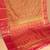 Sunset orange and amaranth pink soft silk saree