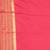Sunset orange and amaranth pink soft silk saree