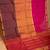 orange and maroon  mubbagam pure kanchi silk saree