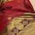 Rust red kanjivaram silk saree
