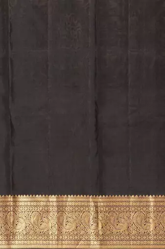 Black pure kanjivaram silk saree