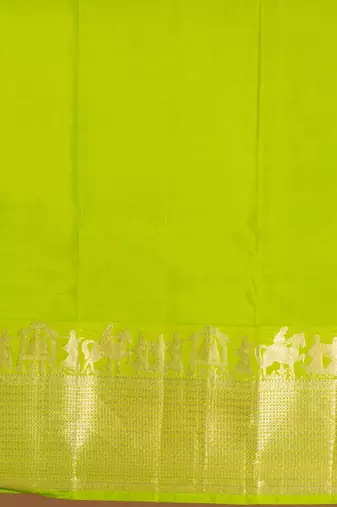 Green kalyana oorvalam pure kanchi silk saree