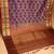 Plum purple and maroon soft silk saree