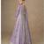 Light purple chinon silk gowns full size free size 