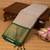 Silver grey and forest green soft silk saree