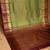 Jungle green and maroon soft silk saree