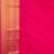 Steel grey and rani pink pure touch silk saree