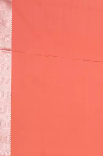 Lilac lavender and salmon orange soft silk saree with blouse