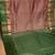 Palatinate purple and lawn green soft silk saree