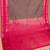 Paynes grey and rani pink soft silk saree