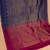 Royal blue and magenta pure touch silk saree