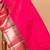 Pink and maroon silk saree