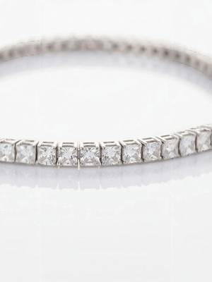 Sterling princess halo bracelet 4