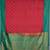 Maroon and jade green semi silk saree