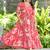 Women pink all-over floral print rayon fit & flare maxi dress