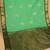 Spring green and bottlegreen semi silk saree