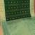 Forest green and pastel green semi silk saree