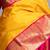 Cyber yellow and rani pink pure kanjivaram silk saree