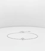 Radiant solitaire bracelet