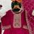 Chinon pink zari-work salwar suit
