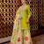 Chinon lime green & floral sharara ensemble