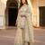 Chinon ivory mirror-work sharara suit
