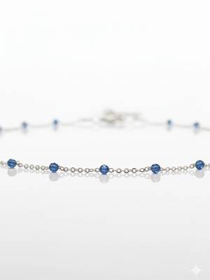 Azure droplet necklace 1