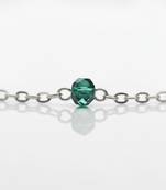 Emerald drift necklace