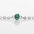 Emerald drift necklace