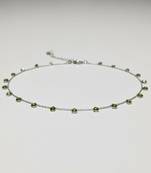 Verdant orbit necklace