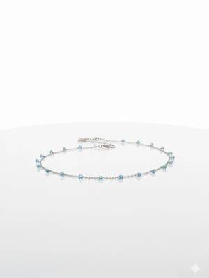 Aqua orbit necklace 1
