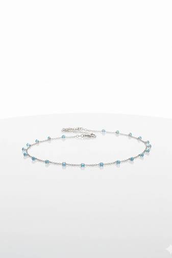 Aqua orbit necklace