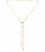 Celestine cascade necklace
