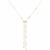 Celestine cascade necklace