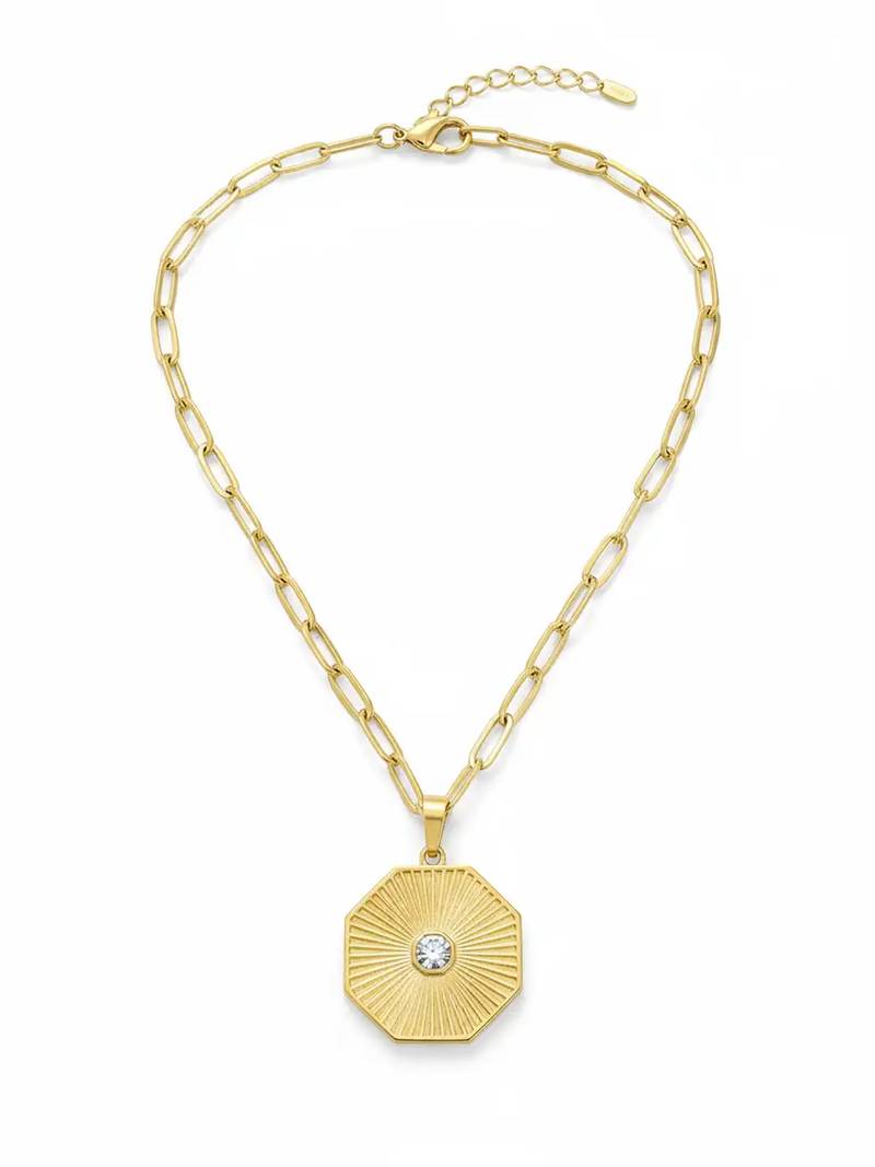 Solaris medallion necklace