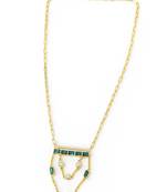 Emerald orbit necklace
