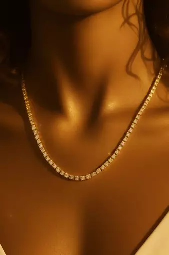 Celestial beam necklace