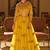 Mustard Yellow Georgette Embroidered Lehenga Set